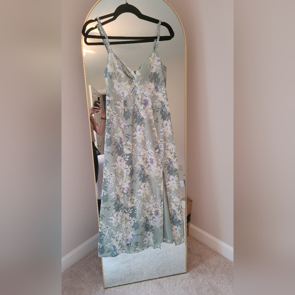 A&F midi/maxi floral dress